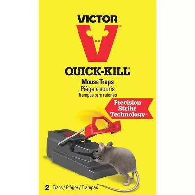 Victor 2Pk Quick-Kil Mouse Trap • $10.94