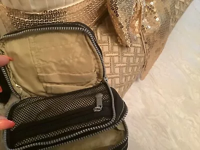 £29.99 • Buy Kipling Makeup Bag Pouch Purse  Toiletries Bag 2 Compartments, NWT, Authentic 