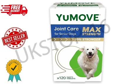 Yumove Senior MAX Strength | Maximum Strength Joint Supplement For Older 120tab • £39.99