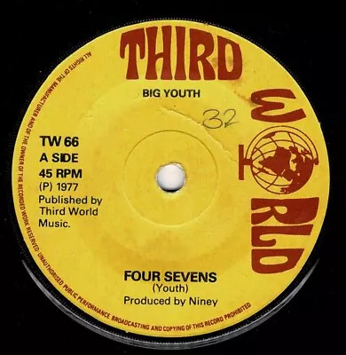 £6.99 • Buy BIG YOUTH-four Sevens    Third World 7    (hear)  Reggae   Niney