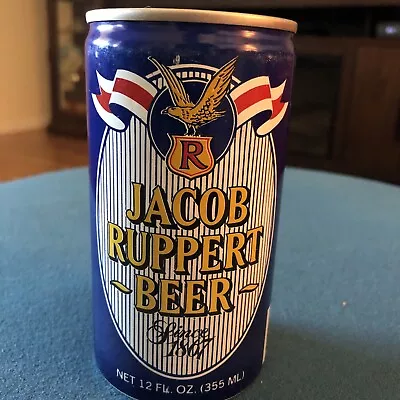 Vintage Jacob Ruppert Aluminum Pull Tab Beer Can Bottom Opened. Orange N.J. • $3