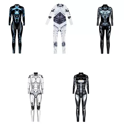 Halloween Robot Costume Robot Suit Space Cosplay Props Decor Jumpsuit Costume • $31.47