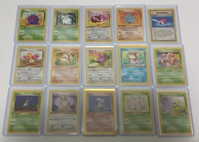 Pokemon Jungle Set 1ST Edition Lot Of 15 Cards NON-FOIL NM • $19.99