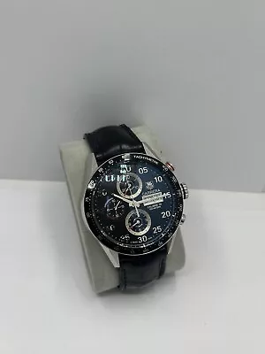 TAG Heuer Calibre 16 Carrera Men's Black Watch - CV2A1R • $1650