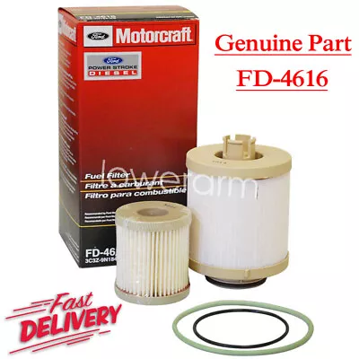 Genuine New Diesel Fuel Filter FD-4616 For Ford Series 6.0L Powerstroke Turbo • $16.59