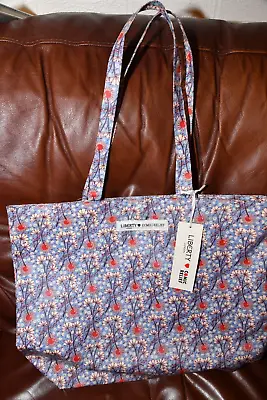 NWT Liberty London – Comic Relief Red Nose Day – Oilcloth Shopper Tote Bag • £27