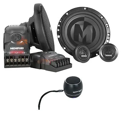 Memphis Audio PRX60C 6.5  100w Component Car Speakers+Home Bluetooth Speaker • $134.95