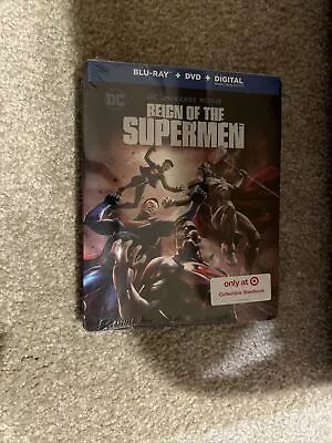 DCU:Reign Of The Supermen(Bluray+DVD+Digital)Target Steelbook-Read Description • $21