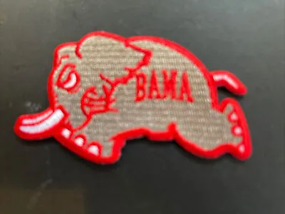 Alabama Crimson Tide Vintage Embroidered Iron On Patch BAMA 3” X 2” • $6.49