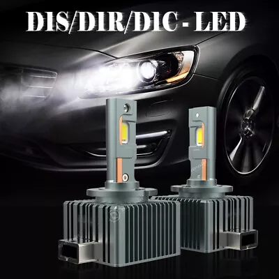 RIDROID LED Headlight Bulb D1S D1R High Low Beam HID Xenon Conversion Kit 6500K • $39.99