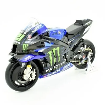 Maisto 1:18 Yamaha Moto Gp 2021 # 21 F. Morbidelli Monster Energey Factory New!! • $15.99