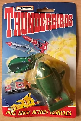 Matchbox Thunderbirds Pull Back Action Vehicle | Thunderbird 2 | Tyco 1993 • £4.99