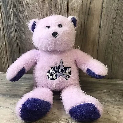 Limited Too Mall Store Bear Plush Purple Soccer Star 12” VHTF • $29.99