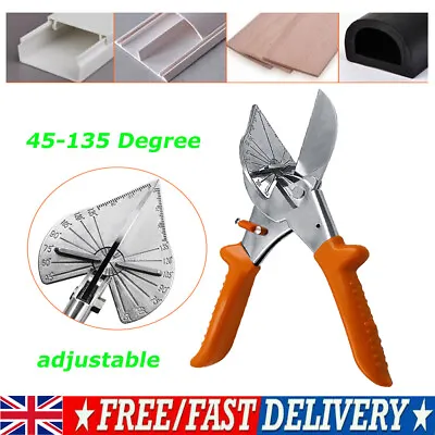£14.77 • Buy 45° -135° Multi Angle Pipe Scissor Wire Trunking PVC Mitre Trim Cutter Hand Tool