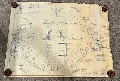 Rare Civic Arena Original Blue Print Vintage Pittsburgh Penguins Mellon Arena • $1000