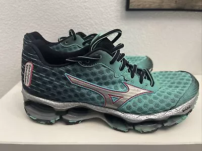 Mizuno Wave Prophecy 4 Running Shoes X10 Seafoam Pink Green Ombré Women’s 7.5 • $35