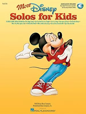 More Disney Solos For Kids-Music Book With CD Mixed Media Product Book The Cheap • £5.49