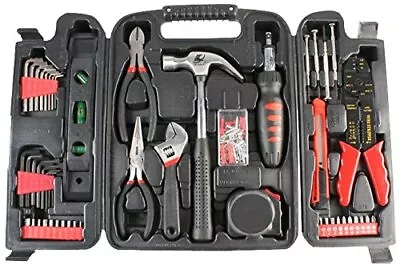 £27.34 • Buy Duratool 14956TL Household Tool Kit In Blow Moulded Carry Case - Black