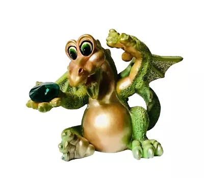 Mood Dragons Vintage? Figurine LUCKY Emerald Crystal LE • $19.80