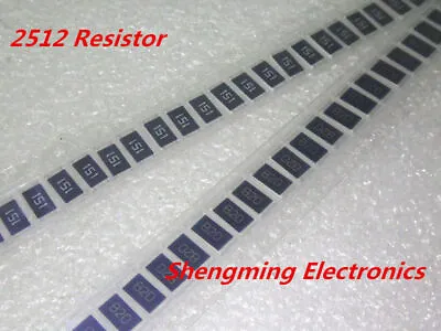 100pcs 2512 SMD Resistor 0 Ohm ~ 10M 1K 4.7K 4K7 10K 100K 1 10 100 220 330 Ohm • $2.90