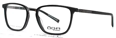 OGA By MOREL 10077O NG19 Matte Black Mens Rectangle Eyeglasses 54-19-145 B:40 • $94.99