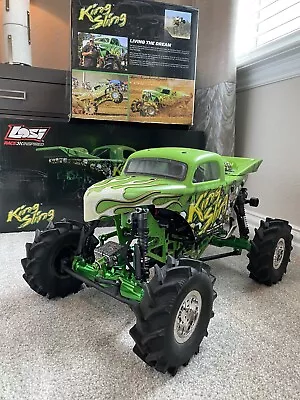 Losi LMT King Sling Mega Truck Treal Axles Crazy Monster Truck CRAZY Upgraded 🤯 • $500