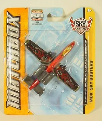 Matchbox Skybusters Red/Black Northrop Grumman A-10A Thunderbolt Mint On Card • $5.10