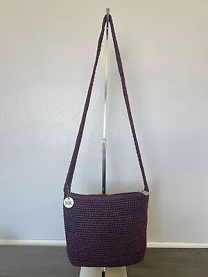 The Sak Medium Crochet Shoulder Bag Mulberry • $25