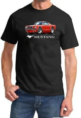 1965 1966 Ford Mustang Fastback Full Color Tshirt NEW FREE SHIPPING • $20