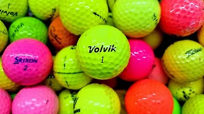 50 Mixed Colour Golf Balls  ## Clearance SALE ## • $29.95