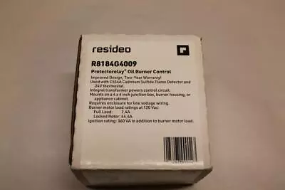 Resideo R8184G4009 Protectorelay Oil Burner Control - NEW ~ • $89.95