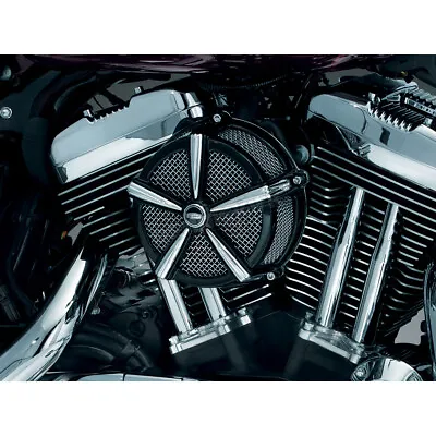 Kuryakyn Black/Chrome Hi-Five Mach 2 Air Cleaner Kit - 9549 (no Ship To CA) • $287.96