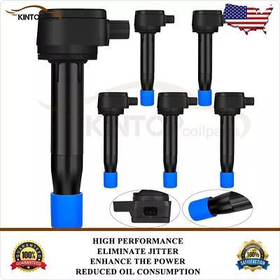 6Pcs Ignition Coil For Honda Odyssey Accord Acura TL TSX RL 3.5L 3.7L V6 UF603 • $54.99