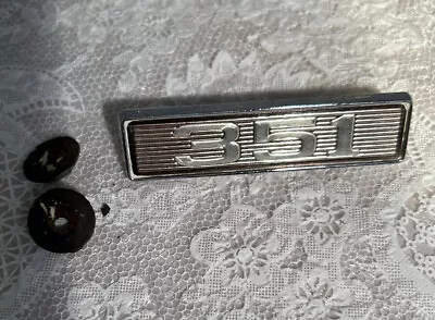 OEM 1968 1969 1970 Ford Mustang Torino Ranchero 351 Scoop Emblem C9zb-16b621-a • $20