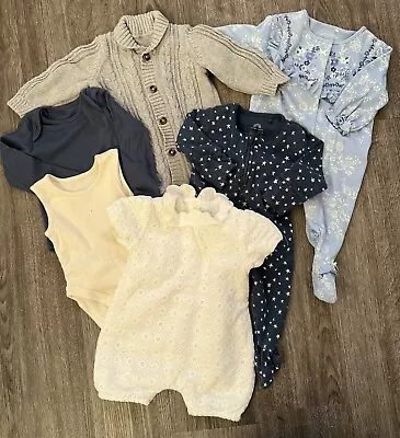 Baby Boy’s 6 Piece Clothing Bundle: 0-3m • £0.99