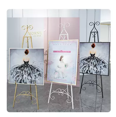 Easel Welcome Stand Sign Wedding Board Metal Photo Picture Store Display • $69.95
