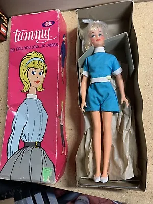 Vintage 1963 Ideal Tammy Doll Misty Blonde With Pink Box • $150