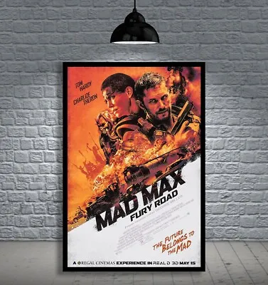 Mad Max: Fury Road (2015) Framed Movie Poster Print Cinema A1 & 60x40cm • $129.90