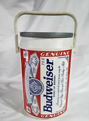 Vtg 1998 Anheuser-Busch Budweiser 6 Pack Beer Can Cooler 13  Tall X 8  Diameter • $60