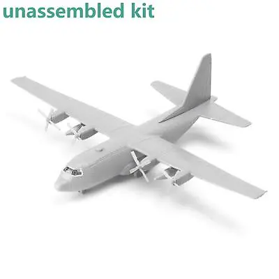 1/144 Unassembled C-130 Hercules Transport Aircraft 4D Military Model Ornament C • $16.97
