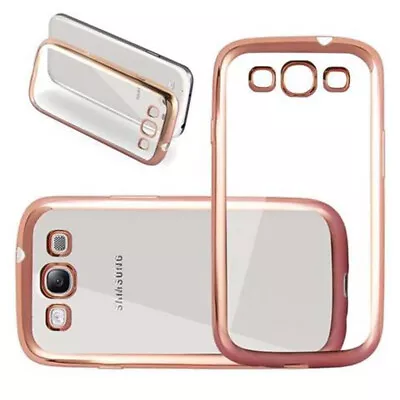 Case For Samsung Galaxy S3 / S3 NEO Protection Cover Slim TPU Silicone Chrome • $11.99