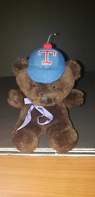 Vintage Texas Rangers Teddy Bear Plush Stuffed Animal Toy • $5.19