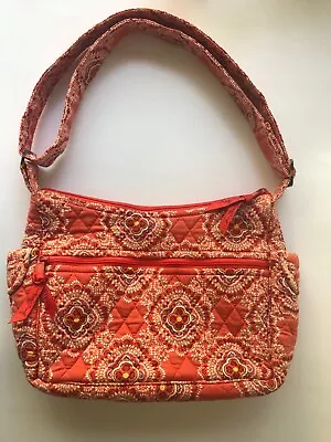 VERA BRADLEY Orange Paprika Shoulder Purse Bag Adjustable Strap • $17.99