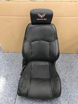 1998-2002 Firebird Trans Am WS6 Front Right Seat Leather Ebony W Lumbar OEM U61 • $499