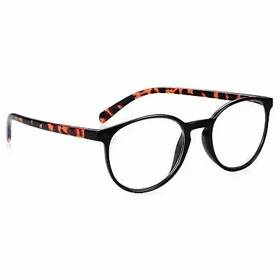 Round Black & Tort Reading Glasses For Men & Women Magnifying +1.0 - +3.5 • £6.99