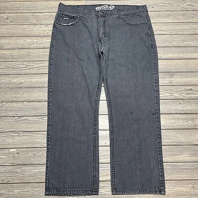 Vintage Enyce Jeans Men Sz 46x29 Black Grunge Baggy Fit Y2K Skater Urban • $19.99