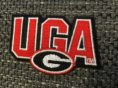 $5.99 • Buy UGA University Of  Georgia Bulldogs Vintage Embroidered Iron On Patch 2.25”x 1.5