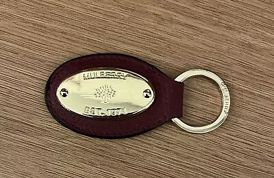 Mulberry Leather Keyring • £45