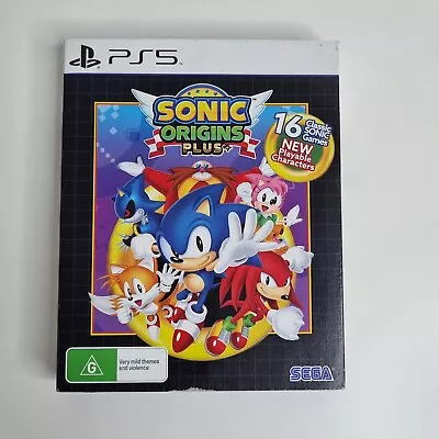 Sonic Origins Plus - PS5 - Sony Playstation 5 - Complete - Free Post  • $44.95