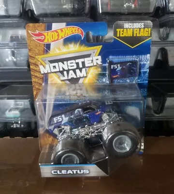 $24.99 • Buy CLEATUS Hot Wheels Monster Jam Truck 2017 Anniversary X-Ray Body Team Flag Rare